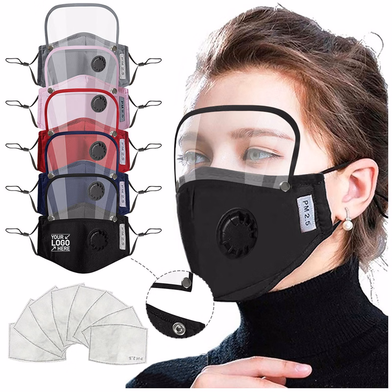 Reusable Washable Mask With Detachable Goggles