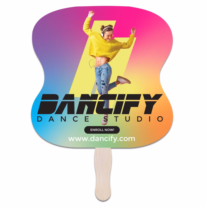Hour Glass Hand Fan