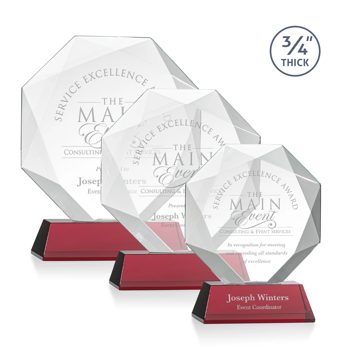 Bradford Award on Newhaven Base - Red 1
