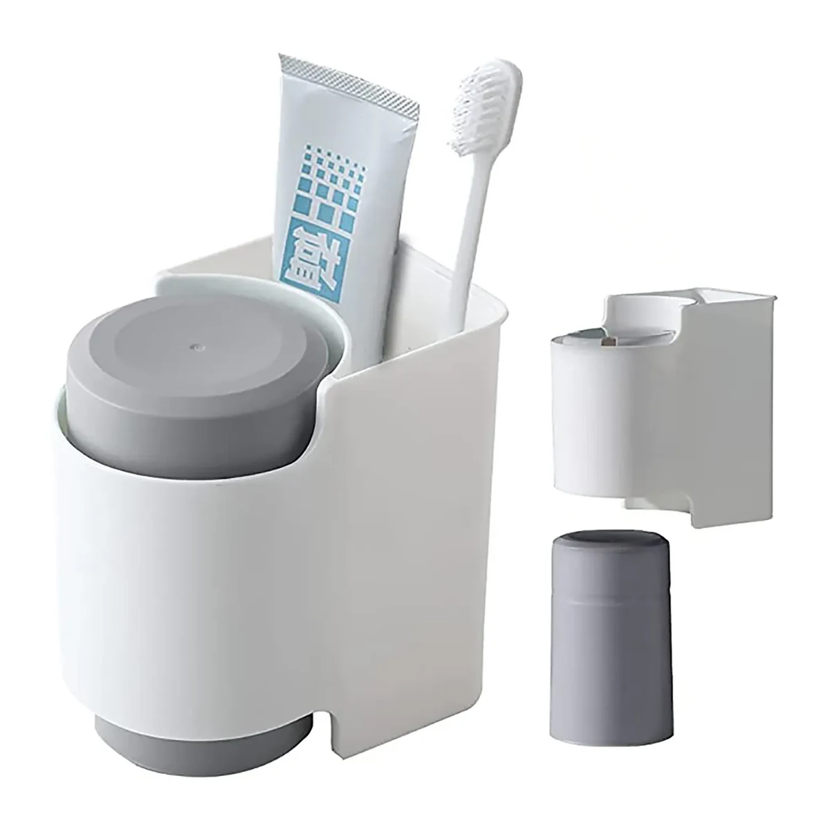 Portable Bathroom Toothbrush Holder Set 1