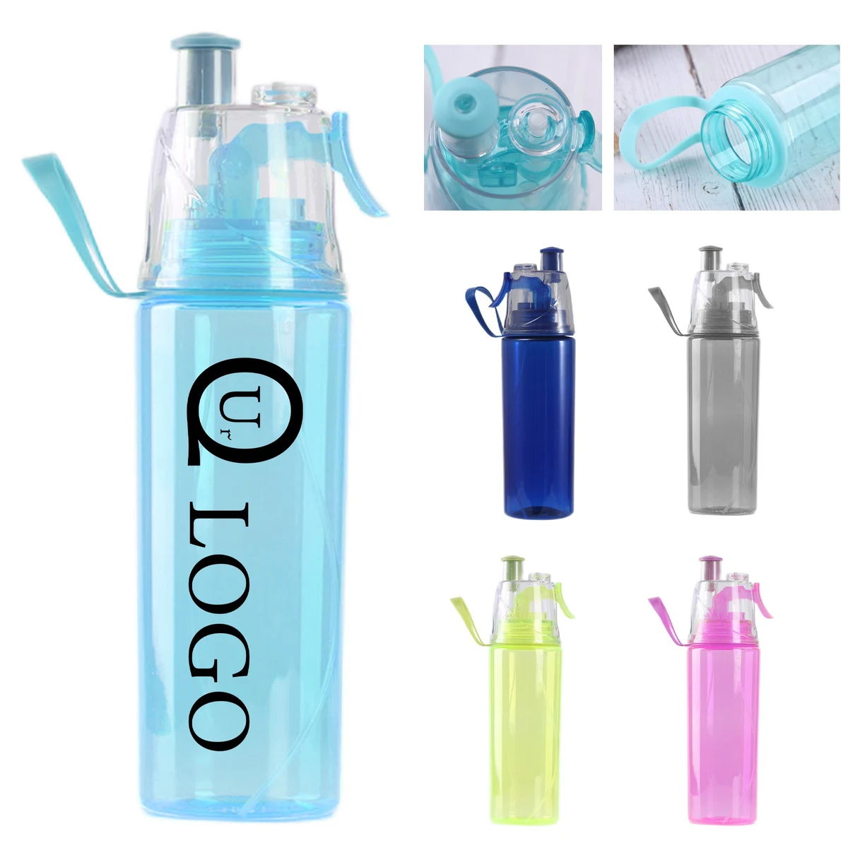 600Ml/22Oz Mist Spray Water Bottle 1