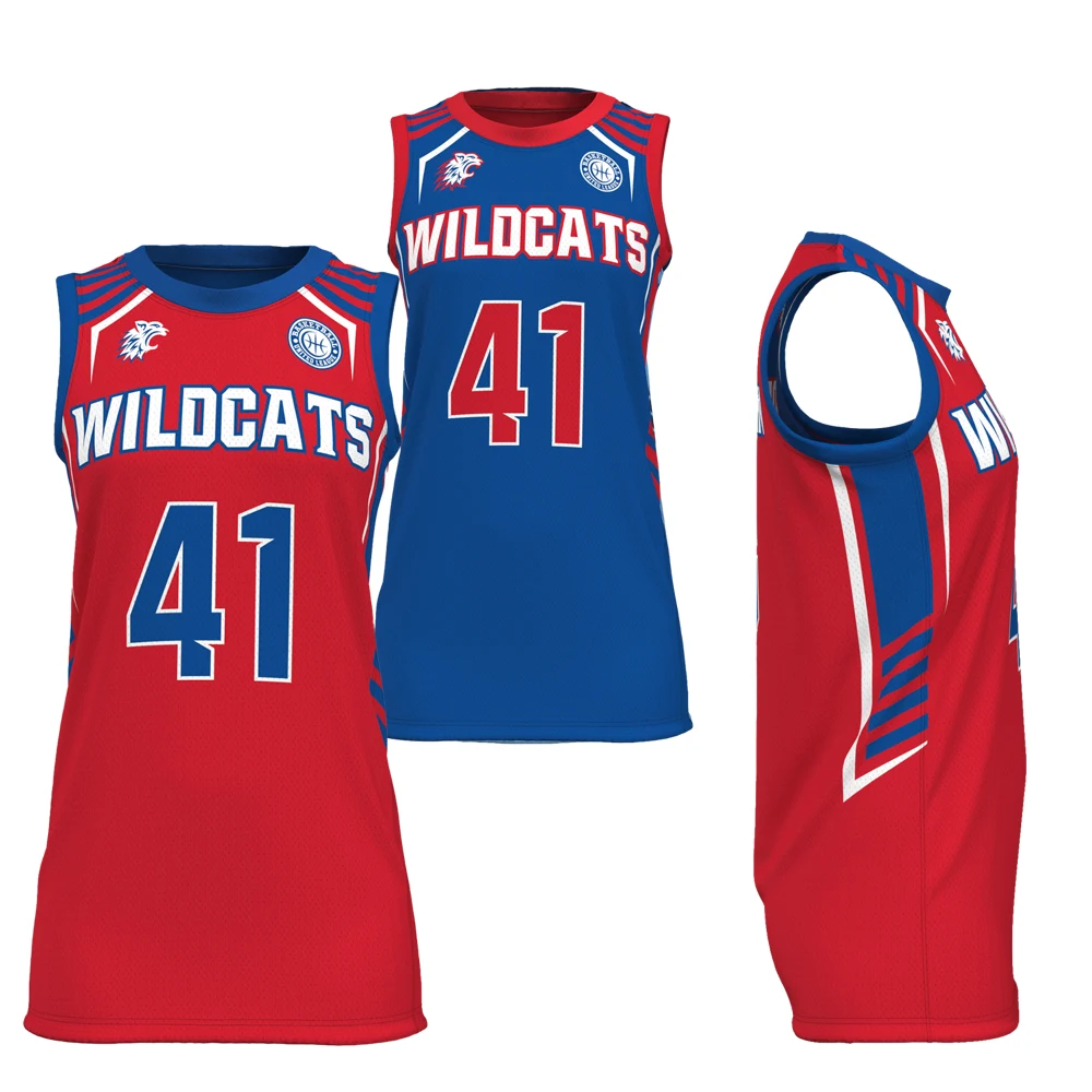 Women's BB Reversible Round Neck Pinhole Mesh Jersey 1