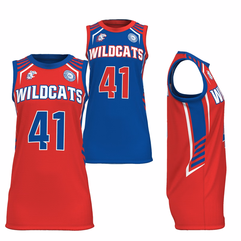 Women's BB Reversible Round Neck Pinhole Mesh Jersey
