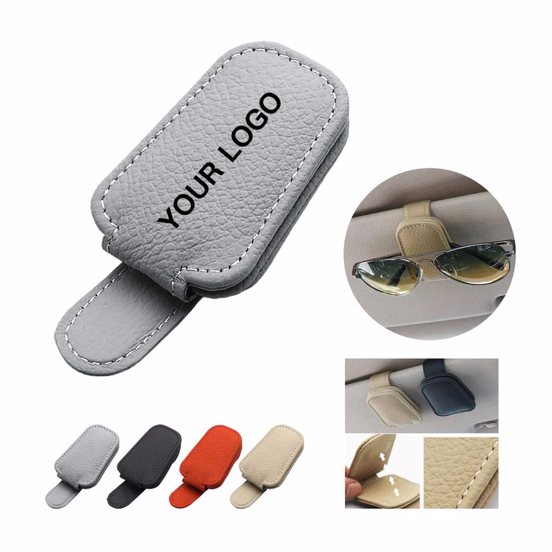 PU Magnetic Glasses Clamp for Car Interior
