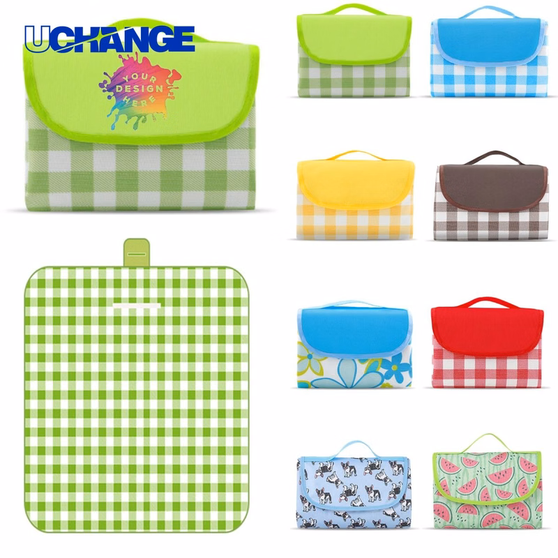 Full Color Folding Waterproof Picnic Mat MOQ 50 for Promotions