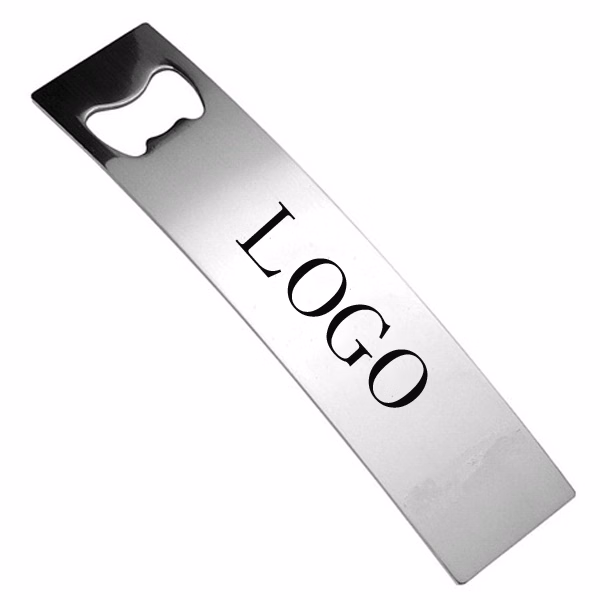 Curved Stainless Steel Bottle Opener