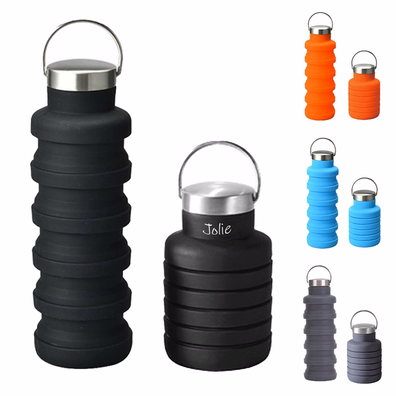 Foldable Silicone Water Bottle Travel Cup