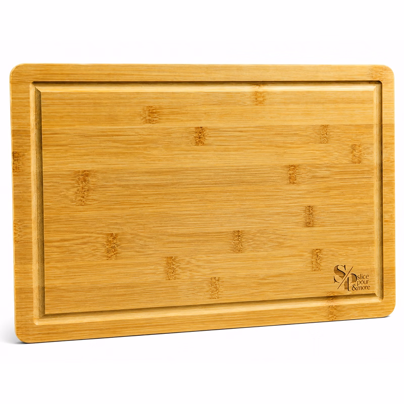 15" x 10" Large Bamboo Cayman Cutting Board