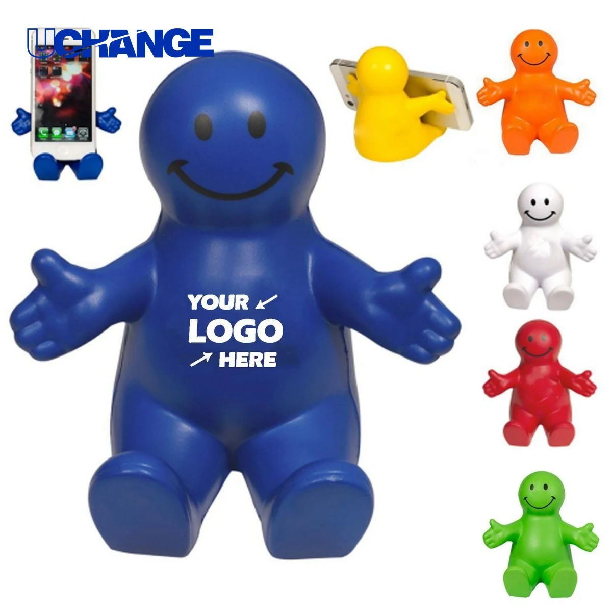 Smiley Man Decorative Phone Holder 1
