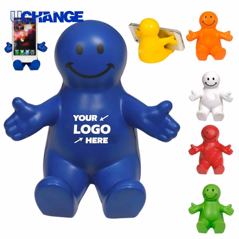 Smiley Man Decorative Phone Holder