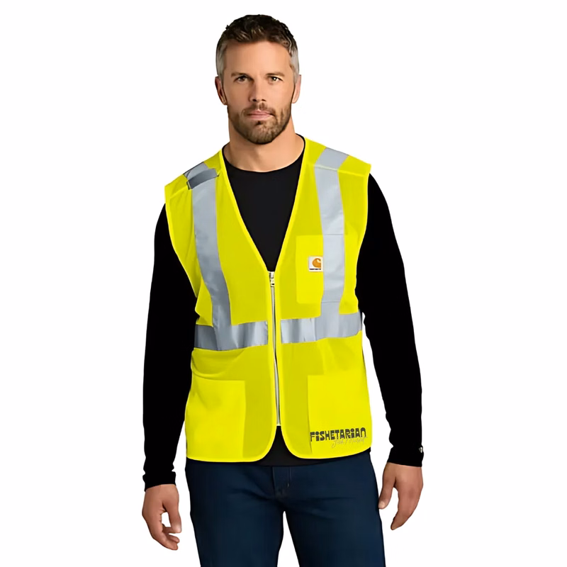 Carhartt(R) ANSI Class 2 Mesh Zip-Front Vest