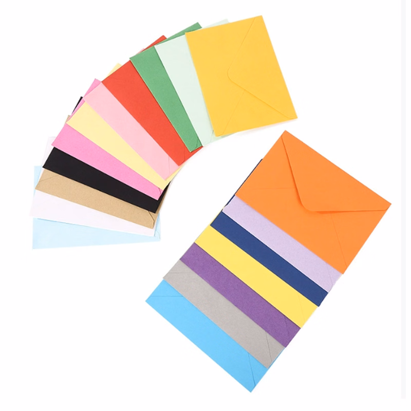 Glue Cardstock Colored Small Envelope