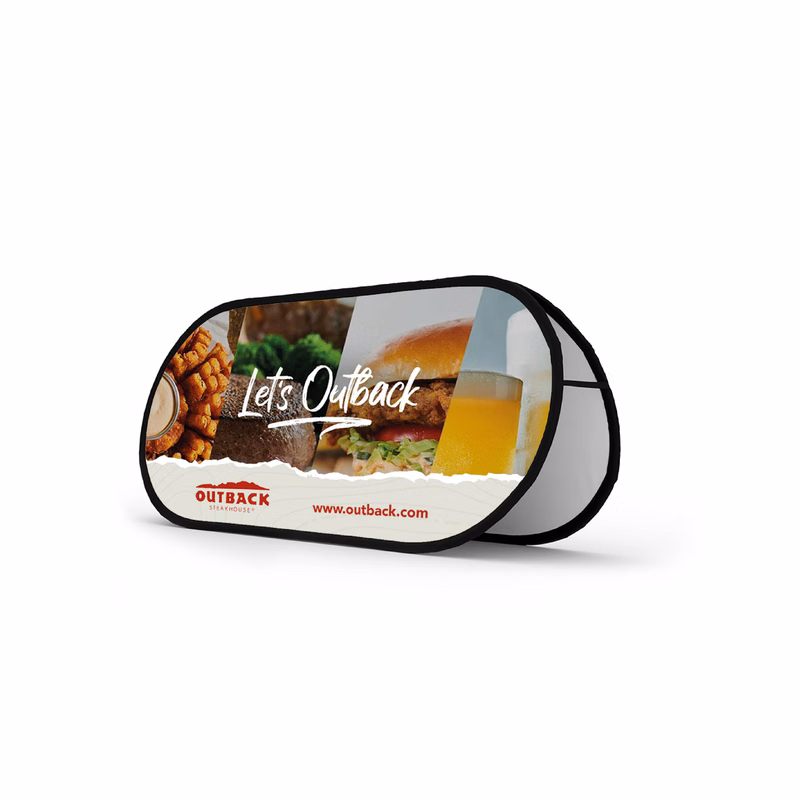 Pop Out Banner - Horizontal 2 Sided (3ft x 4ft)
