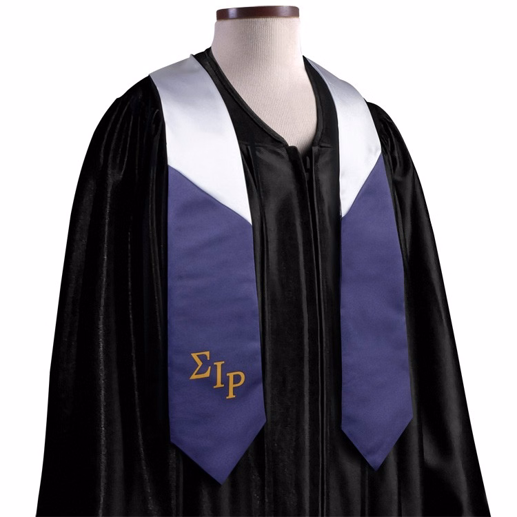5" x 72" Custom Wet Dyed Polyester Graduation Sash / Stole