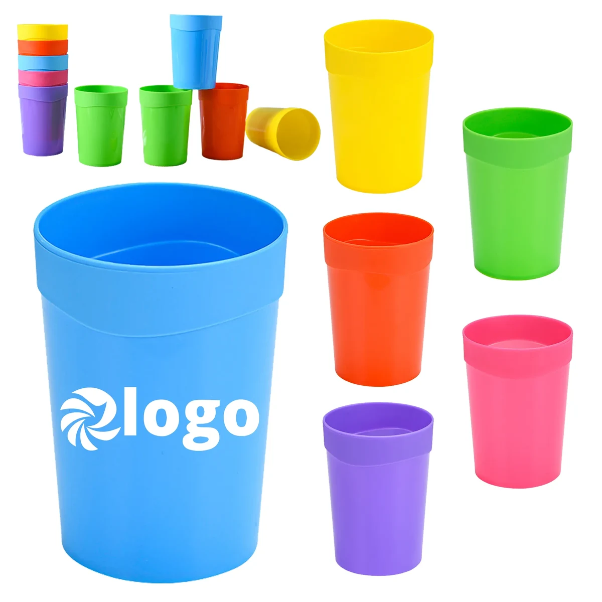 14 Oz Reusable Tumblers Plastic Stadium Cups 1