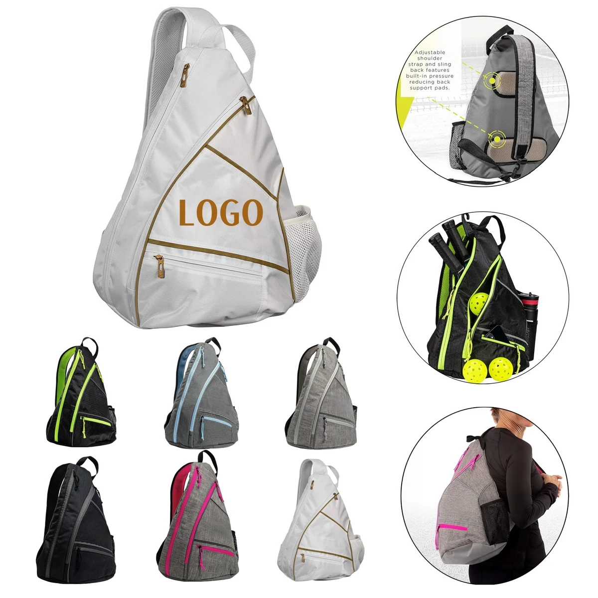 Pickleball Sling Bag 1