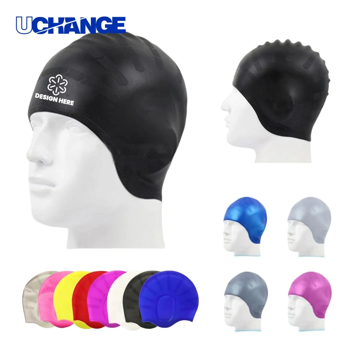 Swimming Cap with Ear Covers 1