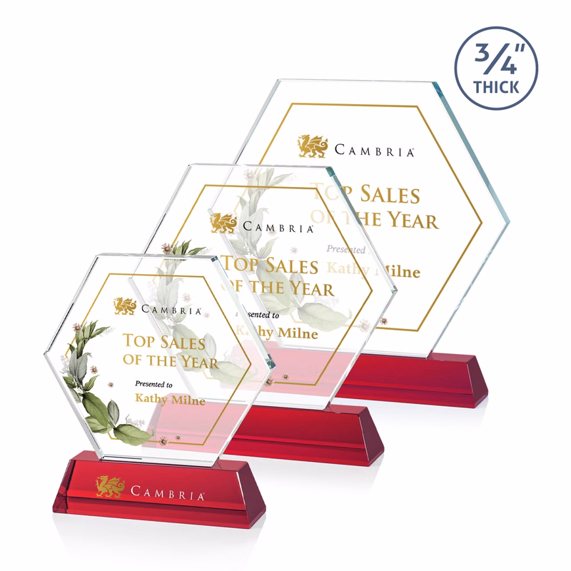 Ralston VividPrint™ Award - Red