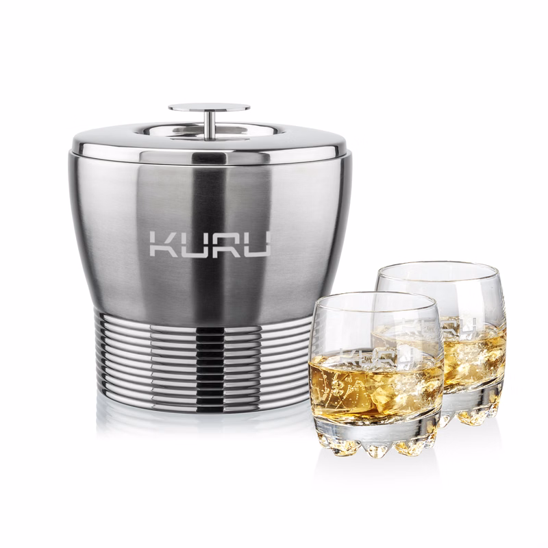 Genoa Ice Bucket & Haddington On-the-Rocks Set