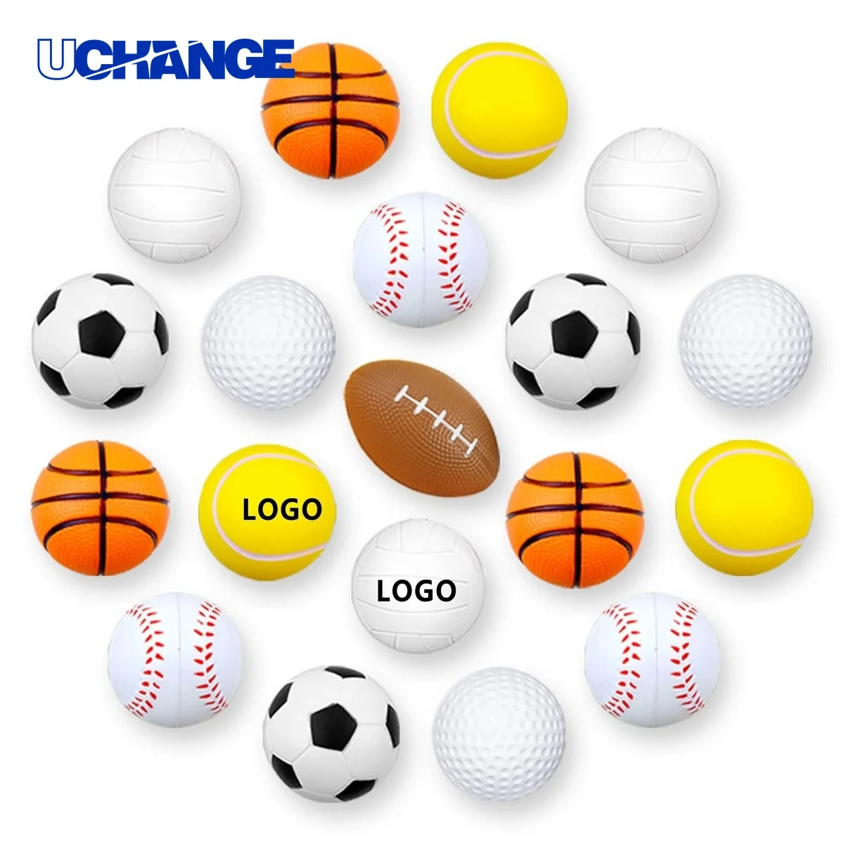 PU Foam Sports Ball Stress Reliever 1