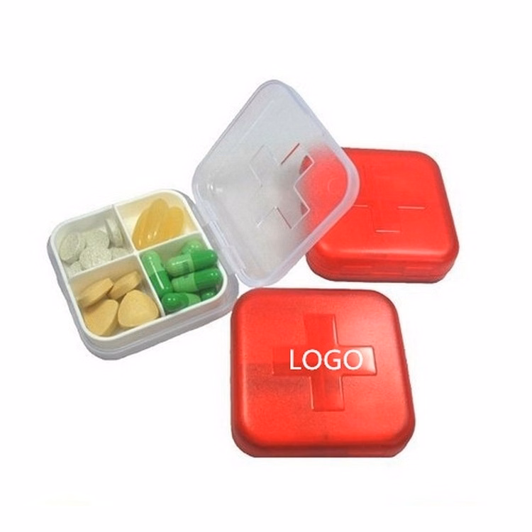 Four Compartment Pill Box