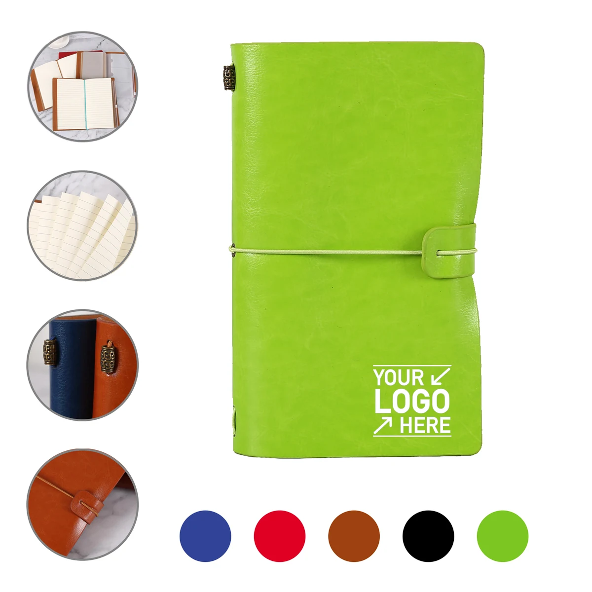A6 Leather Business Notebook 1