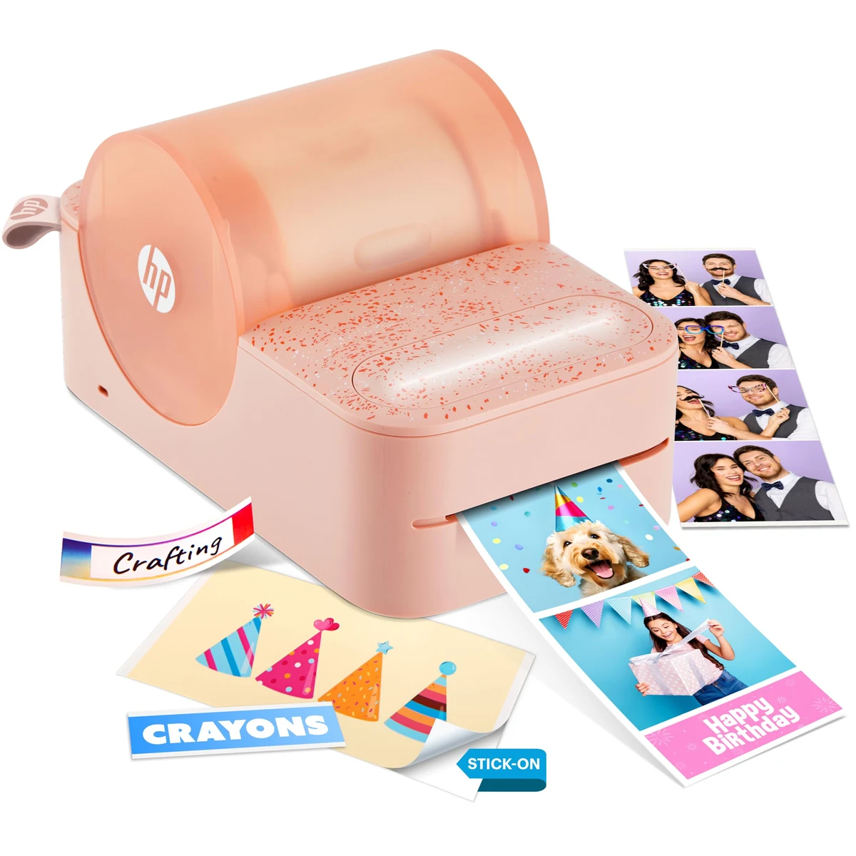 HP Sprocket Panorama Instant Color Label & Smartphone Photo Printer - Portable - Personalize Prin... 1
