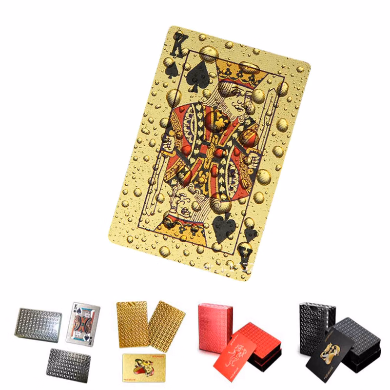 PVC Waterproof Custom Poker Playing Cards