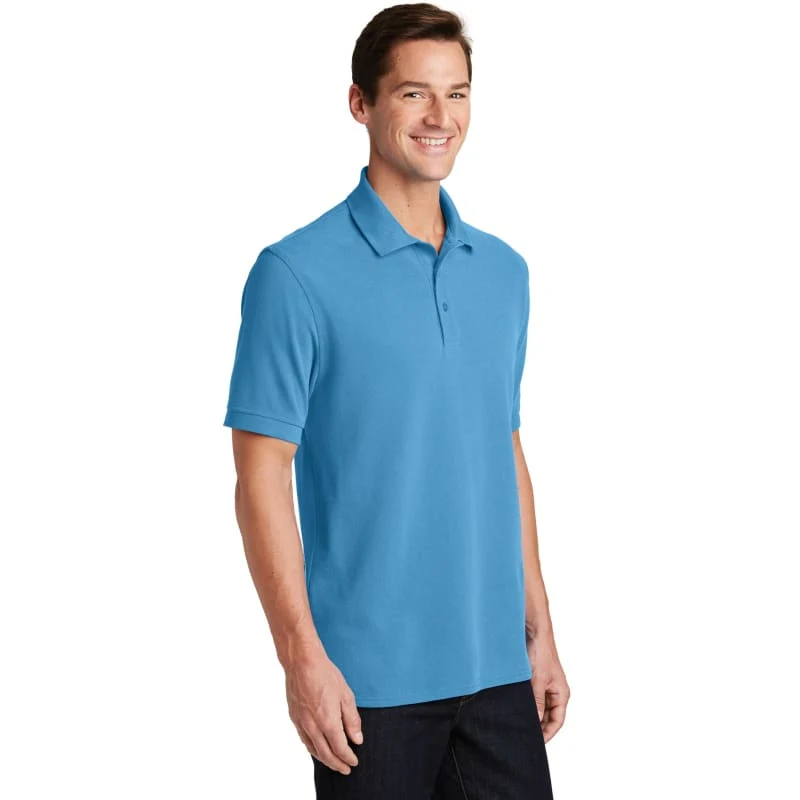 Port & Company Combed Ring Spun Pique Polo. 1
