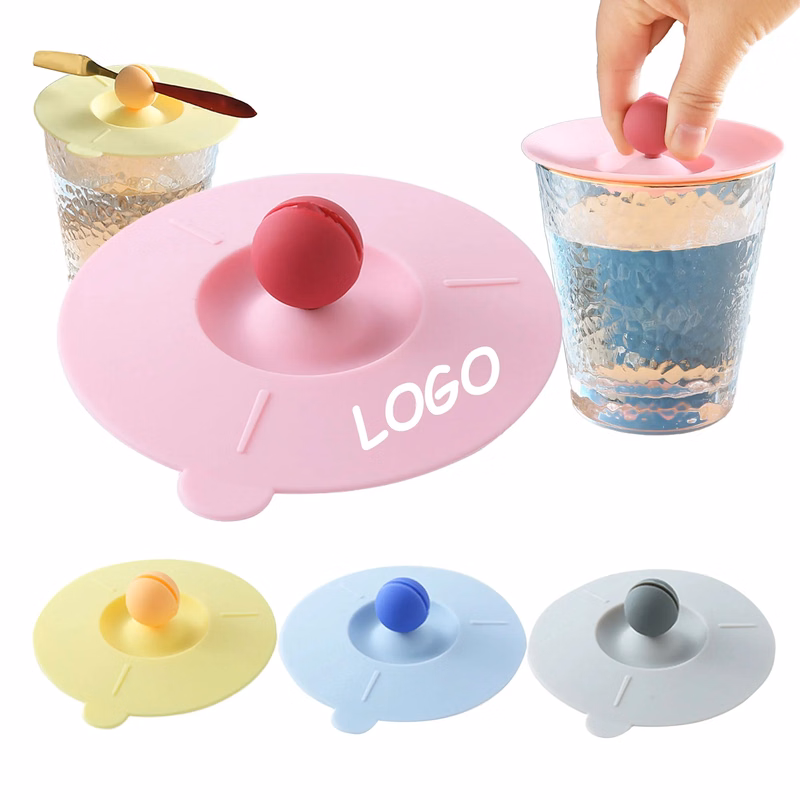 MOQ 10 Silicone Cup Cover Portable Universal