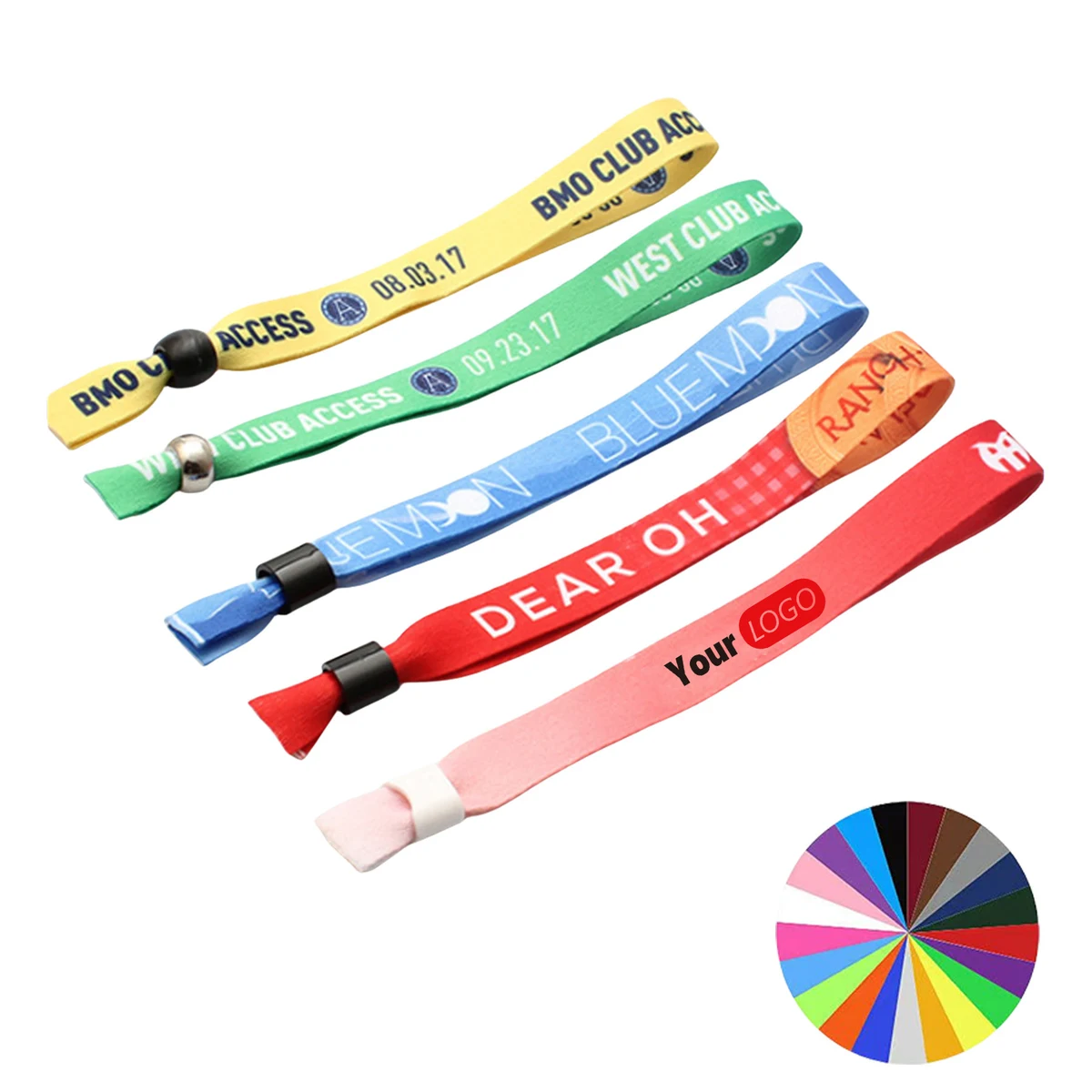Custom Cloth Wristbands 1