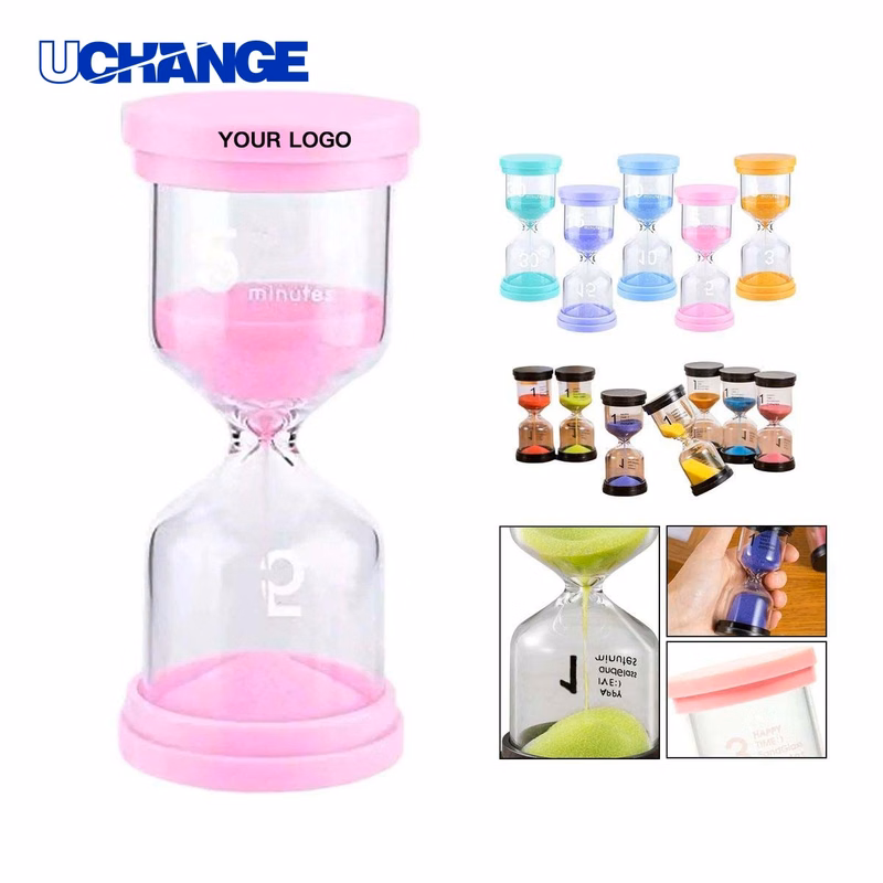Glass and Plastic Hourglass Timer Tool for Daily Use