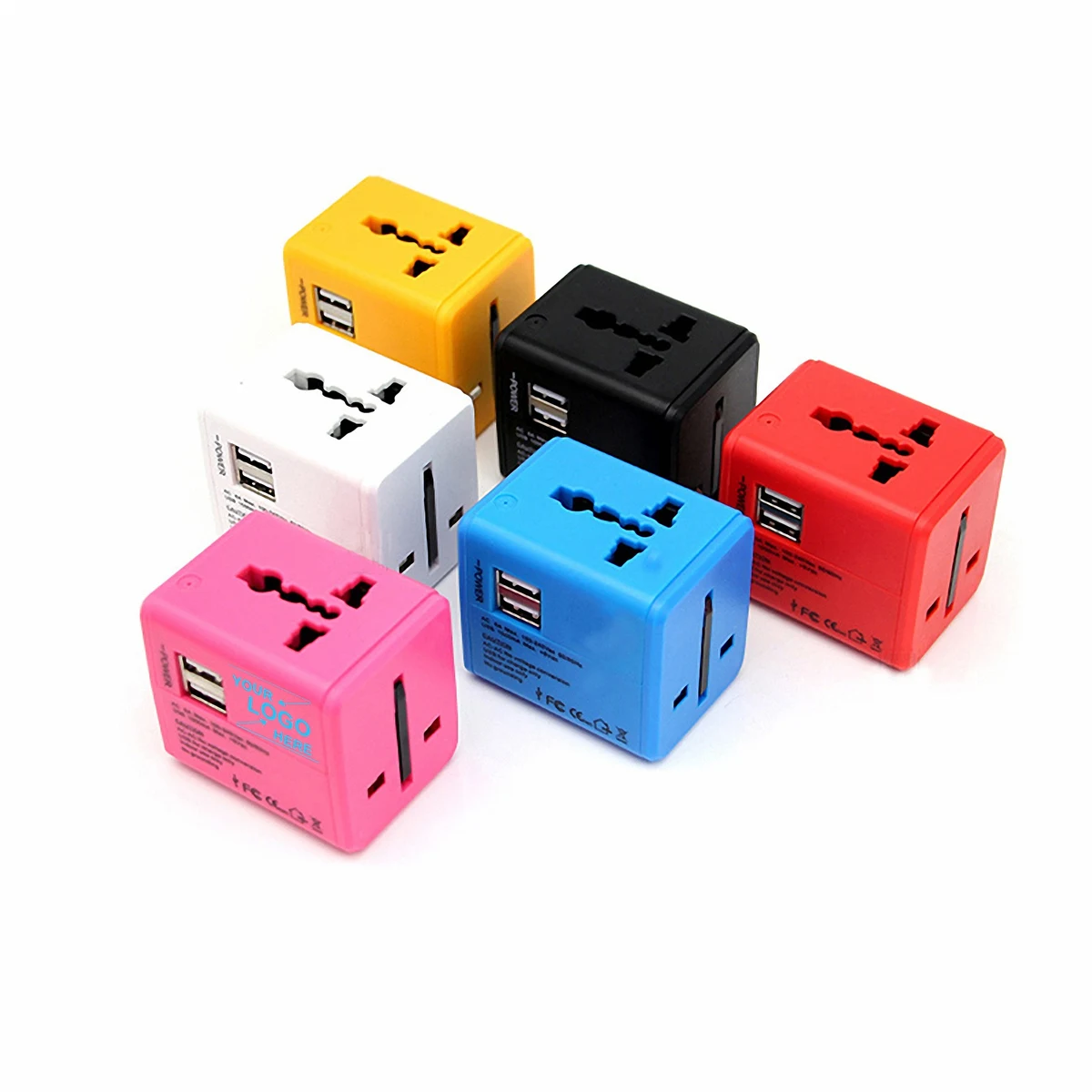 Universal Travel Adapter with USB Ports 1