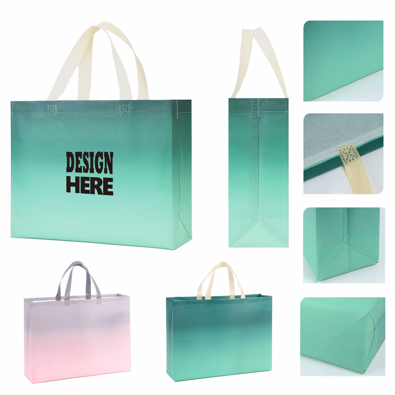 Gradient Color Gift Tote Bag