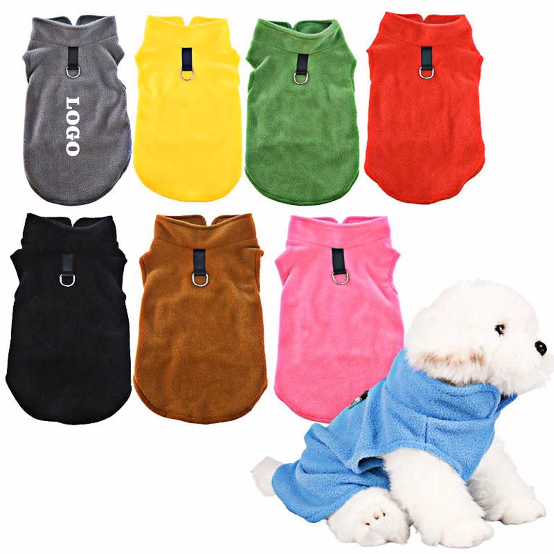 Winter vest polar fleece pet dog clothes
