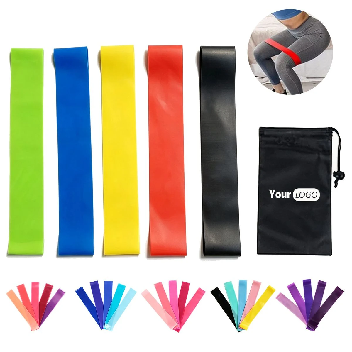 TPE Yoga Loop Band for Lower Body Fitness Training 1