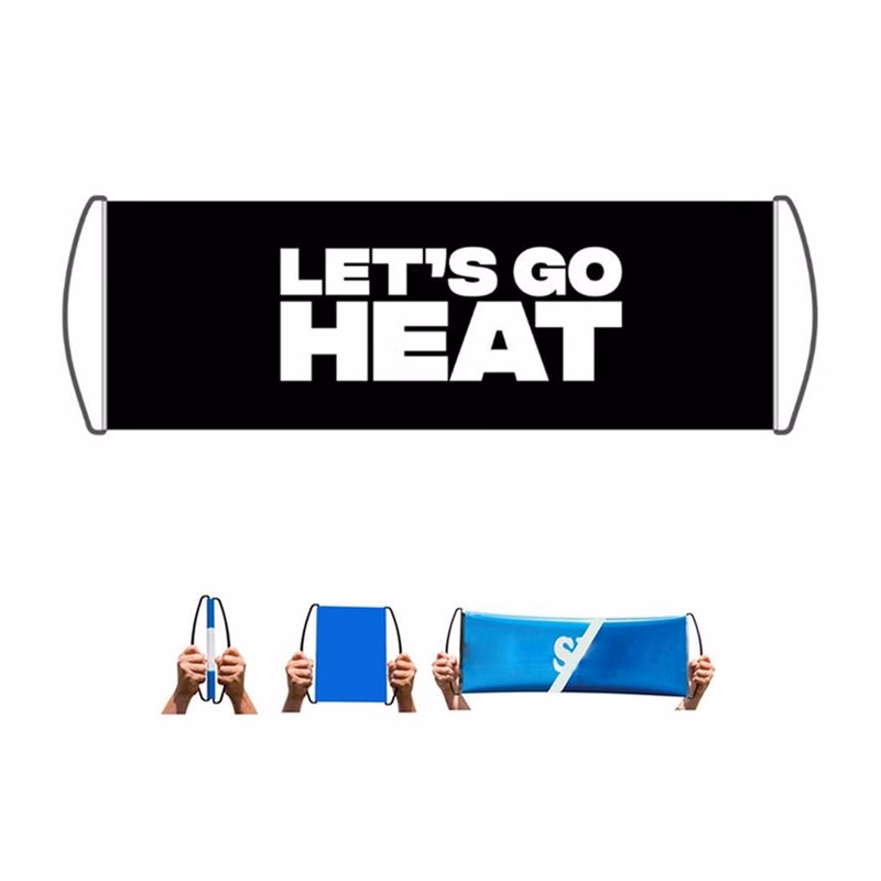 MOQ 50pcs Hand Rolling Banner