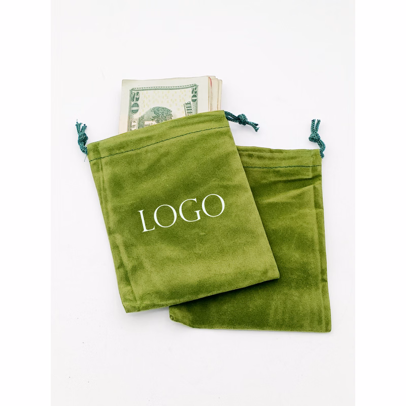 3" x 4" DELUXE VELVET DRAWSTRING POUCH.