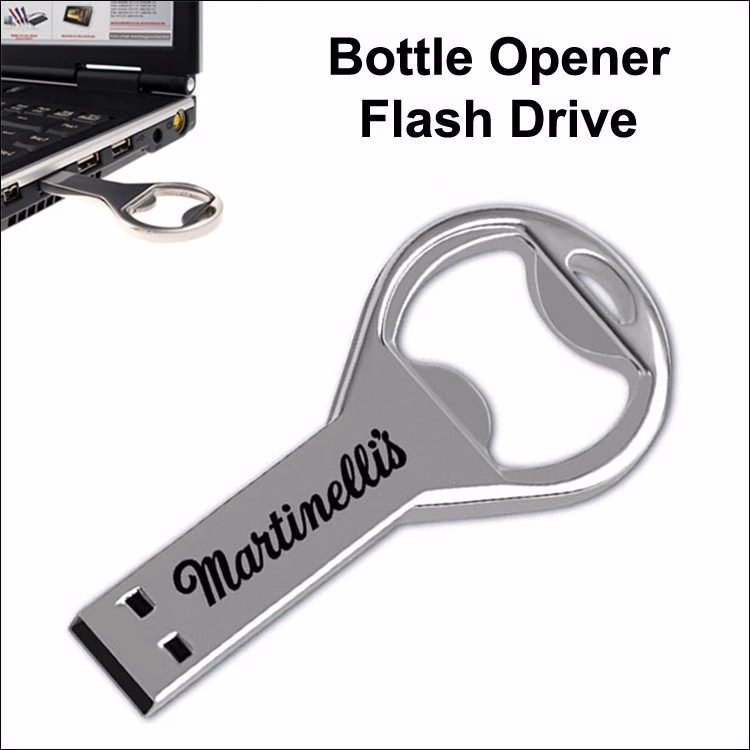 Bottle Opener Flash Drive / USB - 128MB Memory