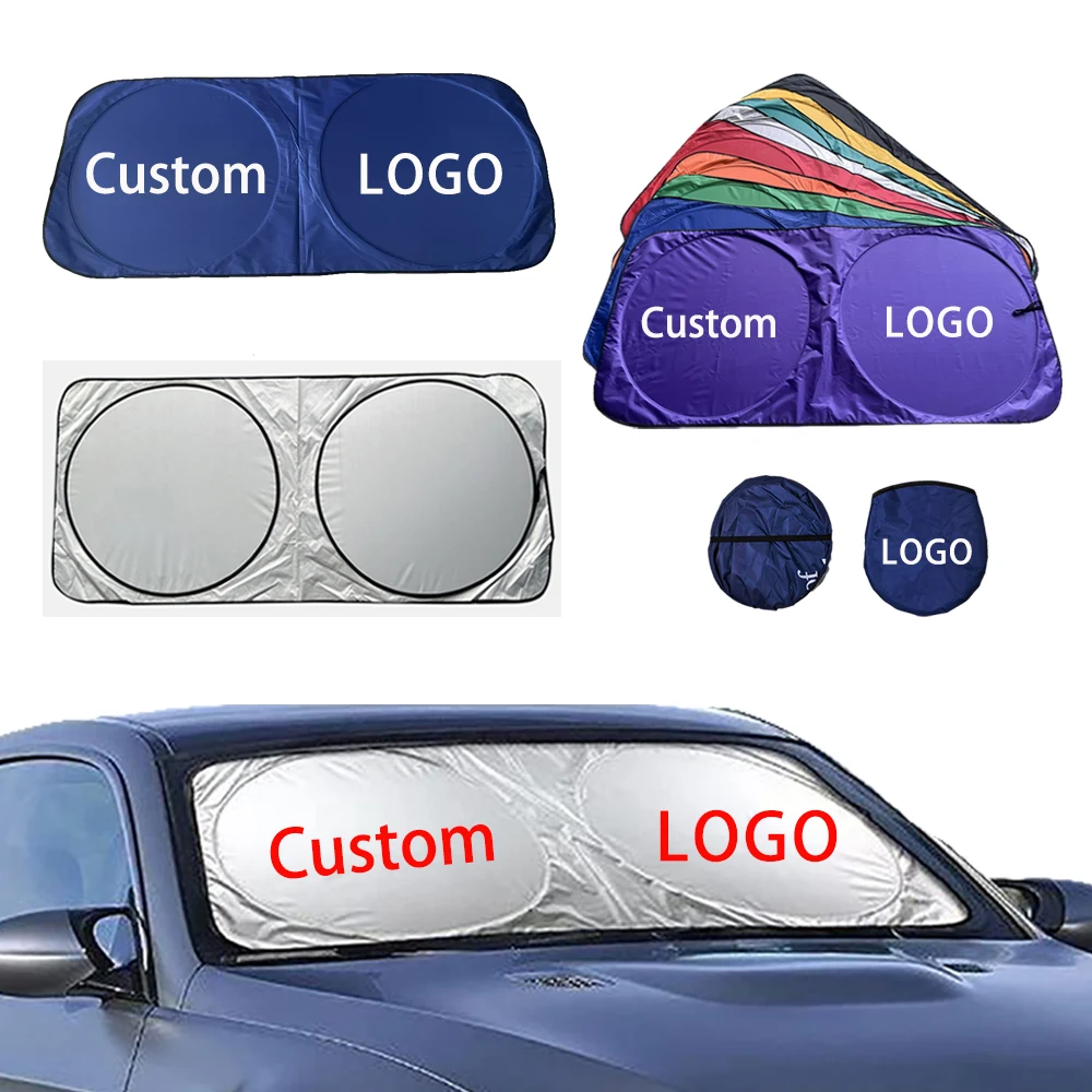 Custom Logo Car Sun Shade(190T) 1