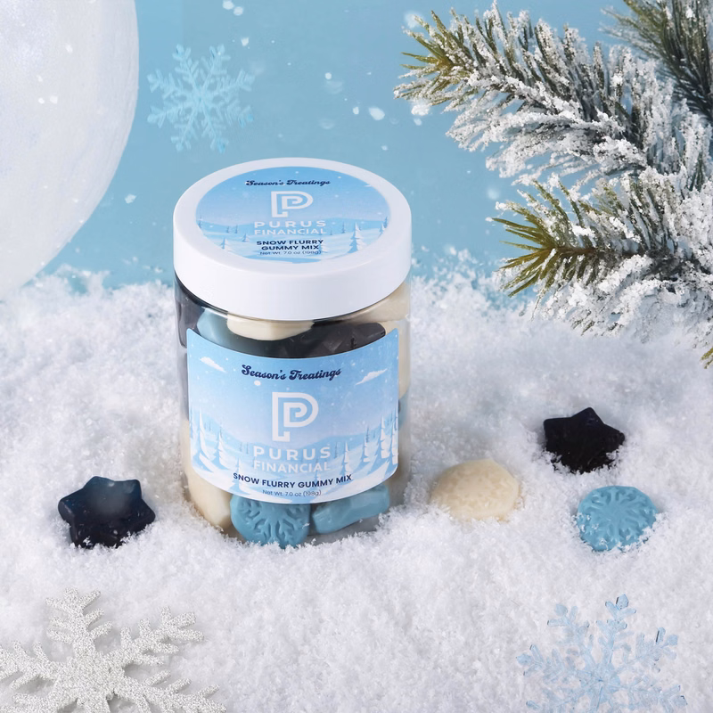 Snow Flurry Gummy Mix: Large Jar