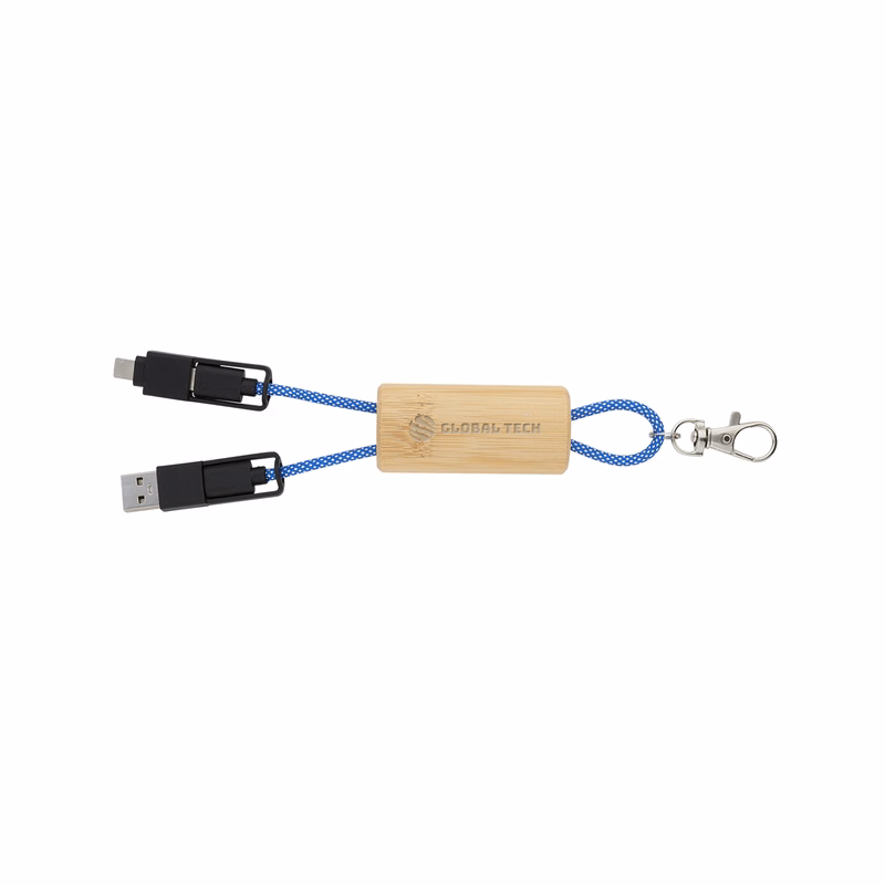 Bamboo Concealer Cable Key Tag