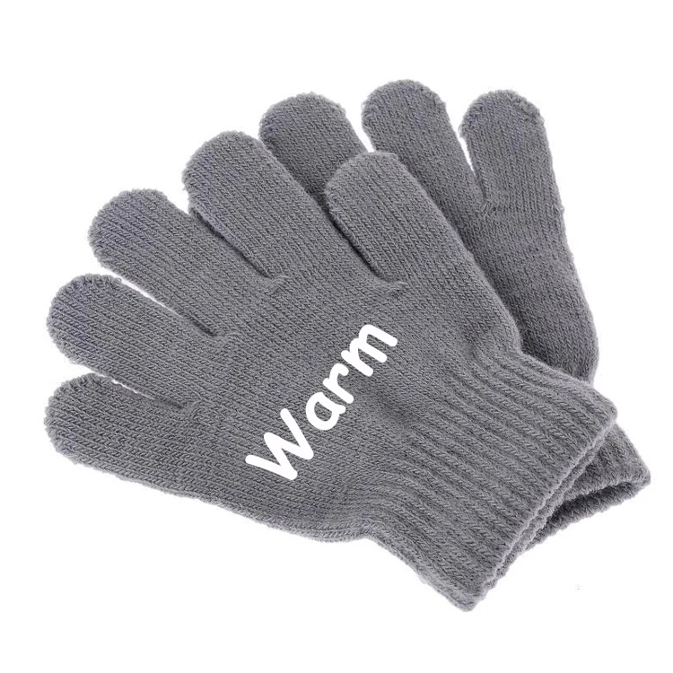 Acrylic Fabric Knitted Gloves 1