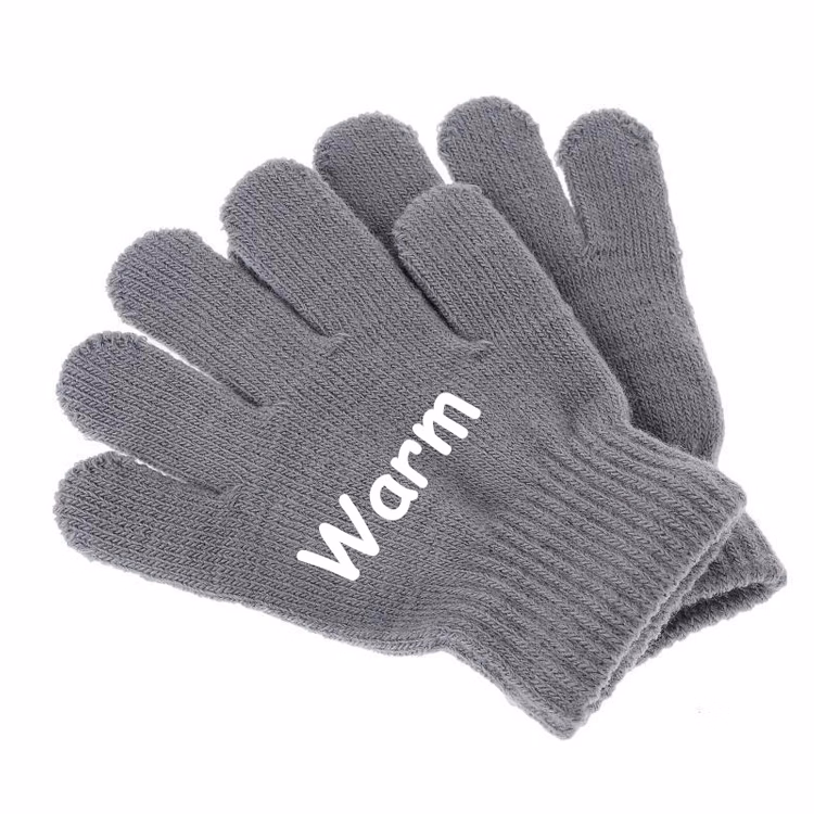 Acrylic Fabric Knitted Gloves