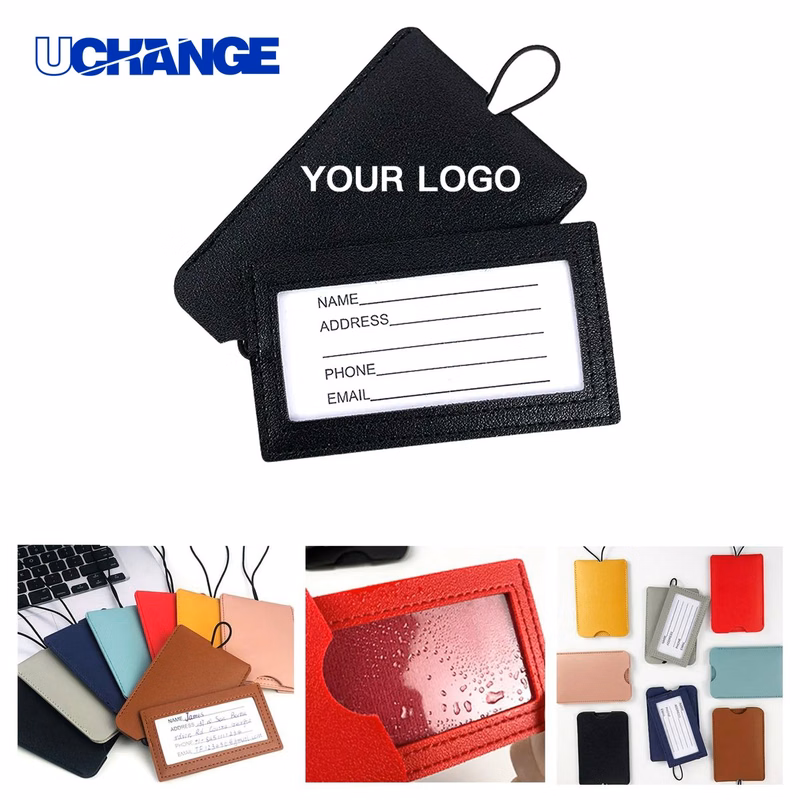 PU Leather Travel Luggage Tag