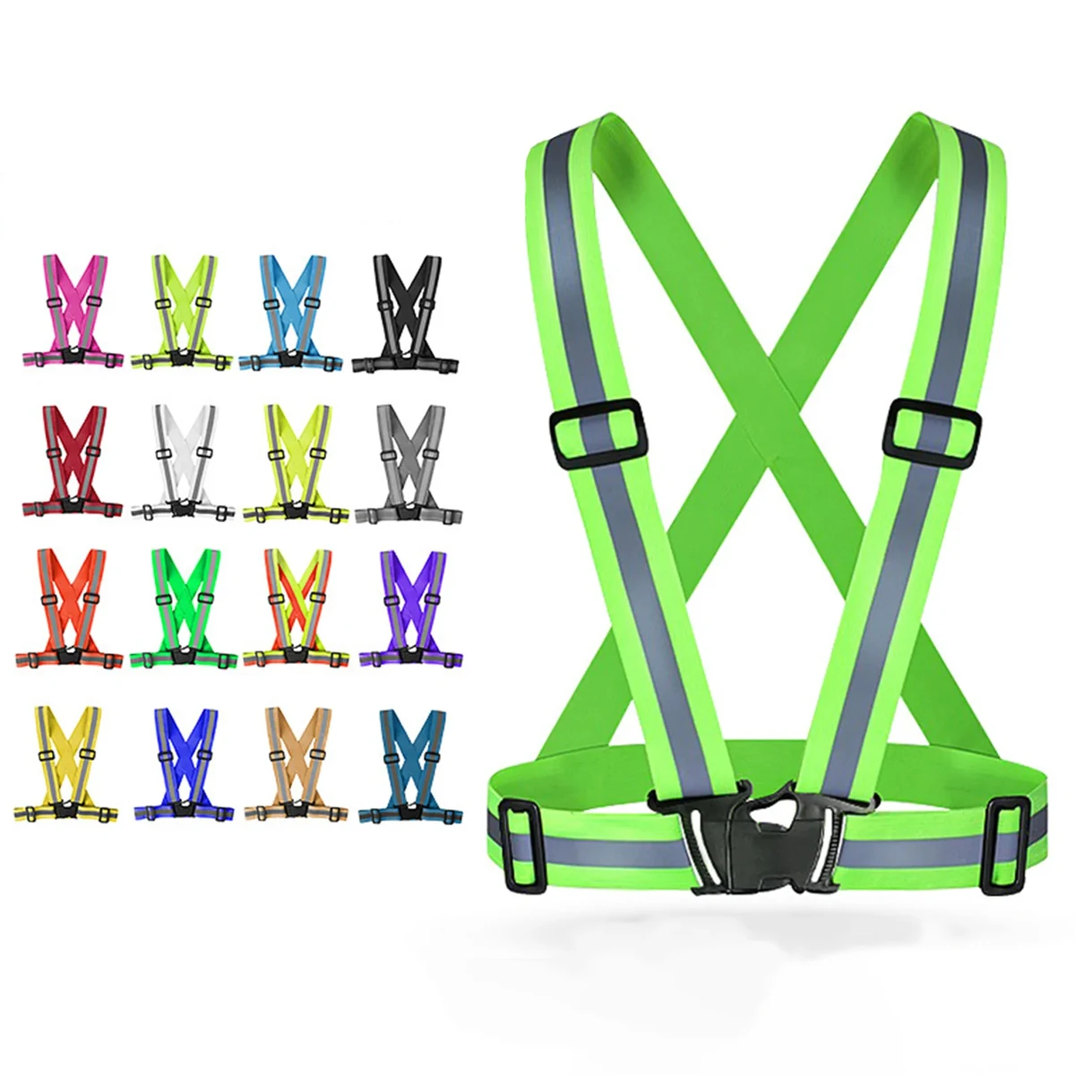 Adjustable Reflective Safety Vest Belt 1