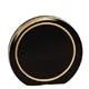 4 Inch Black/Gold Ring Aurora Acrylic Award 1