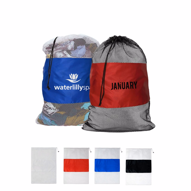 Mesh Laundry Bag - Ocean