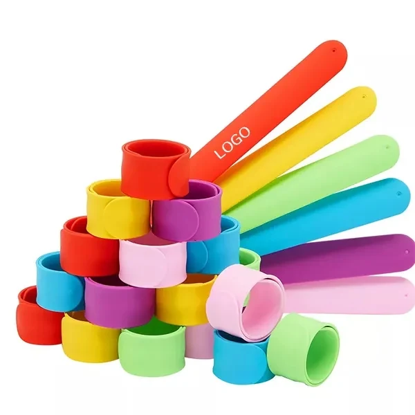 Silicone Slap Bracelet with Personalized 1