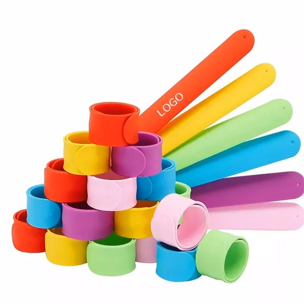 Silicone Slap Bracelet with Personalized